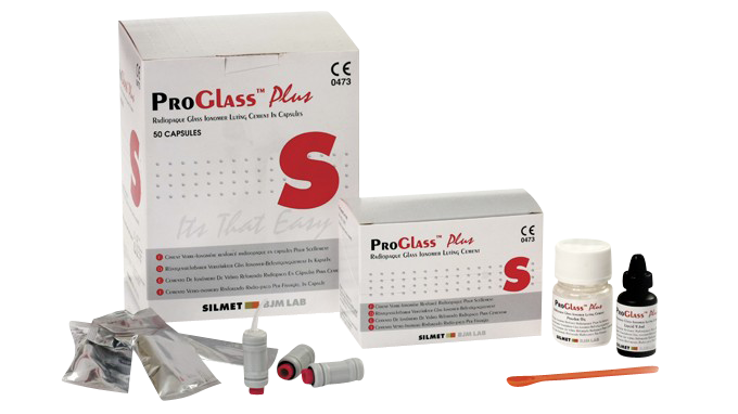 Silmet ProGlass Plus Resin Modified Glass Ionomer Luting Cement 1:1 Kit