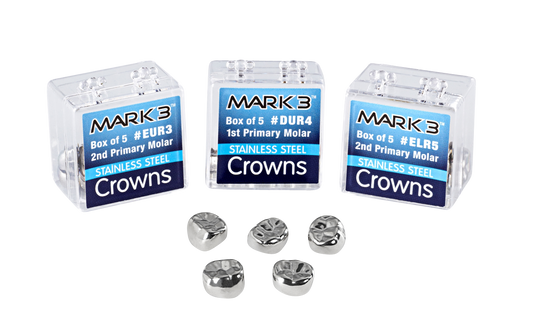 MARK3 Primary Molar Stainless Steel Pedo Crowns