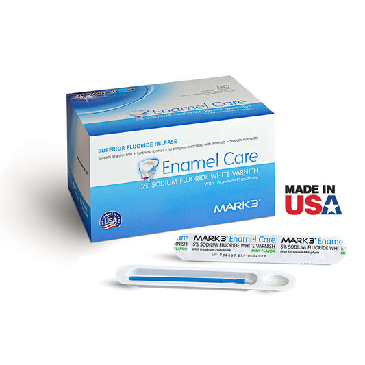 MARK3 Enamel Care 5% Sodium Fluoride Varnish with TCP