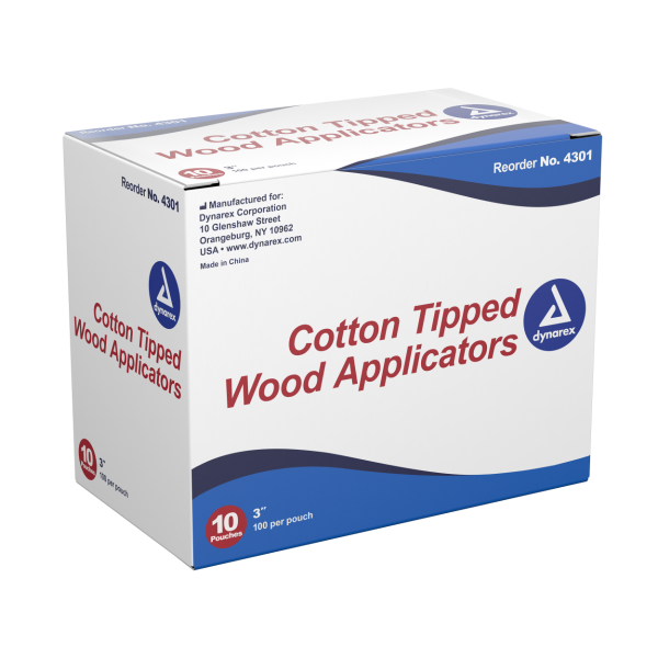 Dynarex Cotton Tipped Applicators