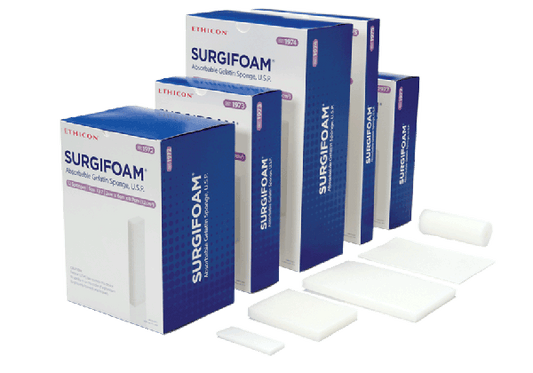 Ethicon Surgifoam Absorbable Gelatin Sponge