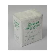 Emerald Cotton Filled Gauze Sponges (8-ply)