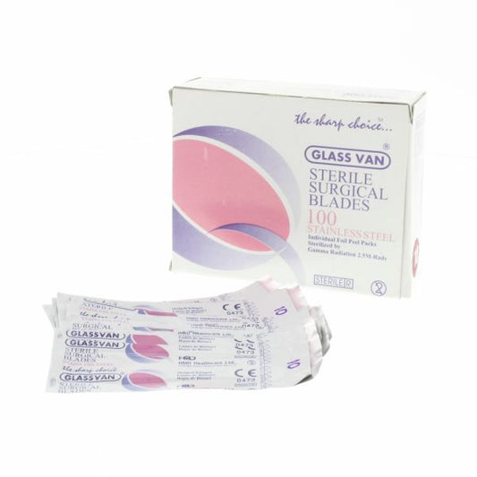 GlassVan Sterile Surgical Blades