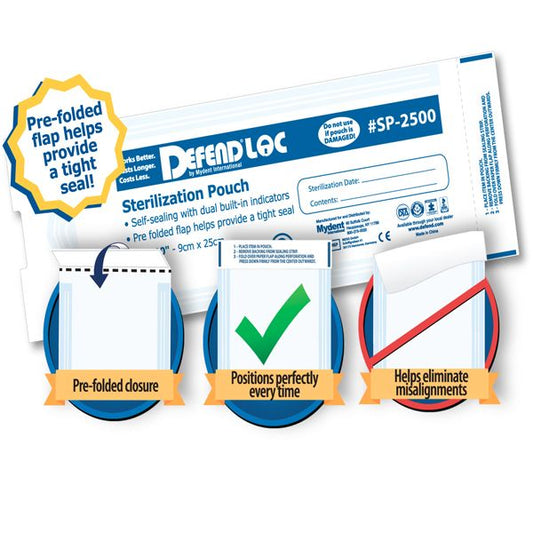 Defend Pre-folded Sterilization Pouches