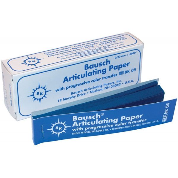 Bausch Articulating Paper (Blue Strips)