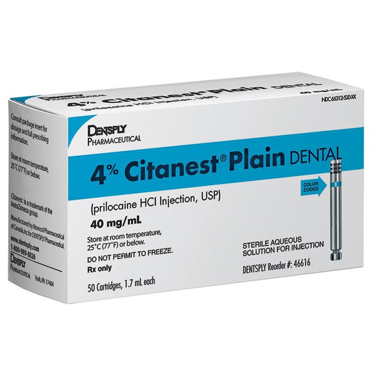 Dentsply Sirona 4% Citanest Plain Dental
