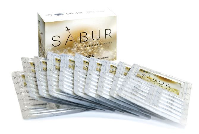 3D Dental Diamond Burs - Round Disposable