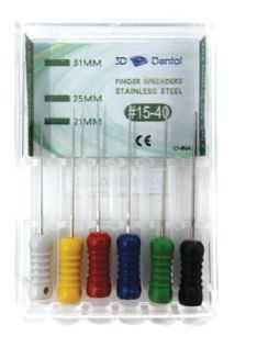 3D Dental Stainless Steel Finger Spreaders