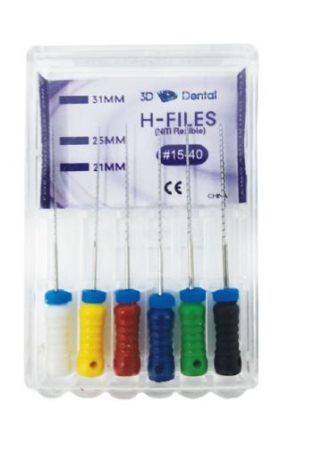 3D Dental Hedstrom Files - NITI Flexible