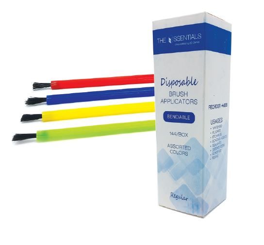 3D Dental Disposable Bendable Brush Applicators