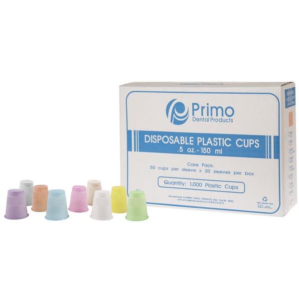 Primo Dental Disposable Plastic Cups (5oz.)