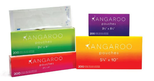 3D Dental Kangaroo Self-Sealing Sterilization Pouches