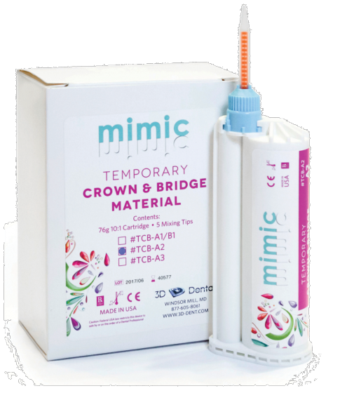 3D Dental Temporary Crown and Bridge Material