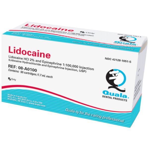 Quala Dental Lidocaine (1.7mL)
