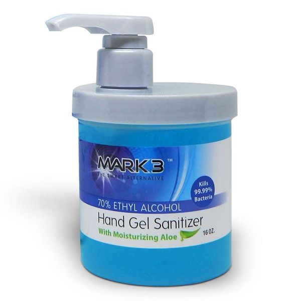 MARK3 Hand Sanitizer Gel (70% Alcohol with Aloe)