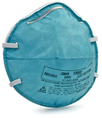 3M Health Care Particulate Respirator and Surgical Mask 1860, N95