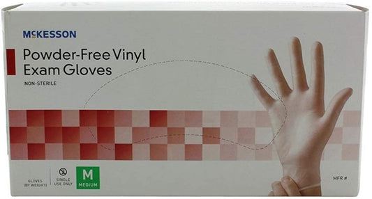 McKesson PremierPro Vinyl Examination Gloves (Non-sterile)