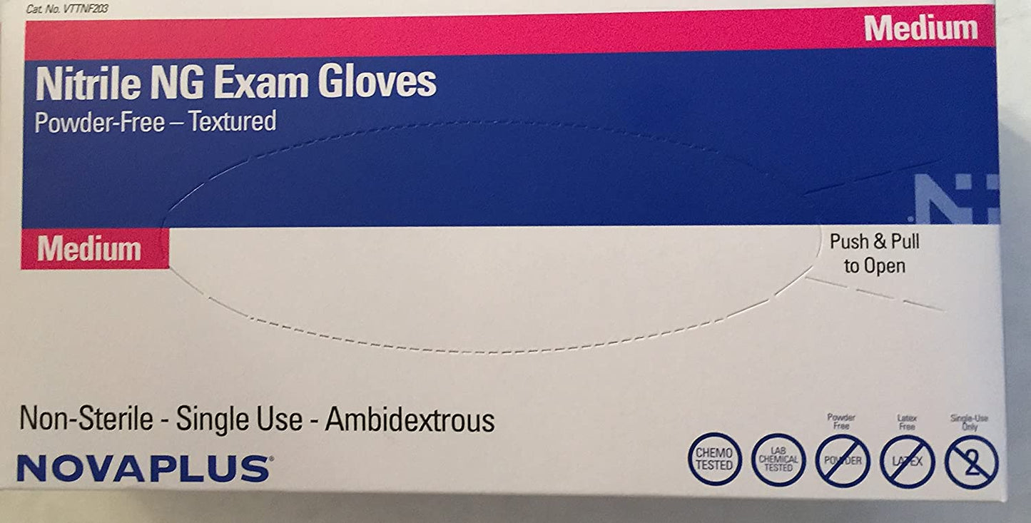 Medline Novaplus Nitrile Exam Gloves (Powder-free)