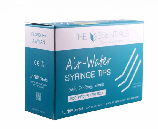 3D Dental Essentials Air/Water Syringe Tips (Sani Tip Style)