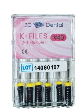 3D Dental K-Files - NITI Flexible